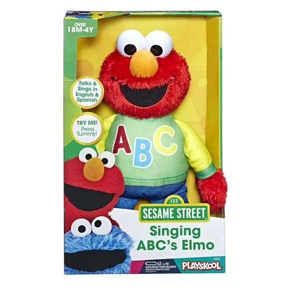 Sesame Street Playskool Street Singing Abc'S Elmo Red